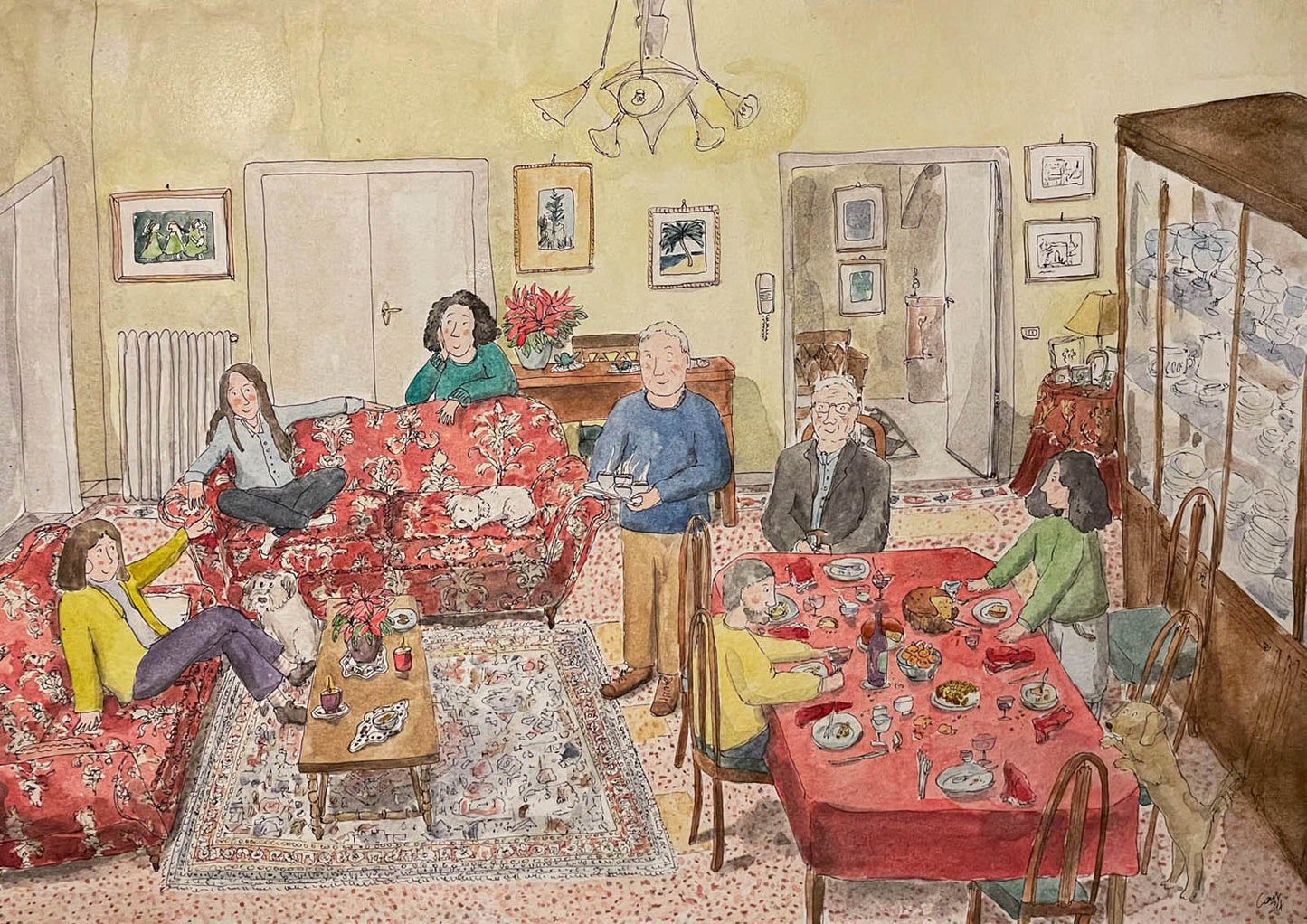 Commissioned family portrait